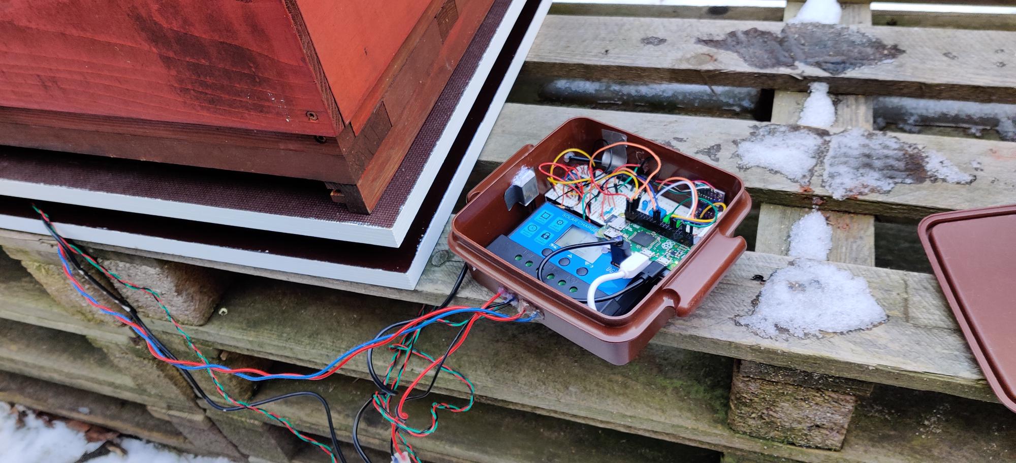 Finished solution version 1, electronics