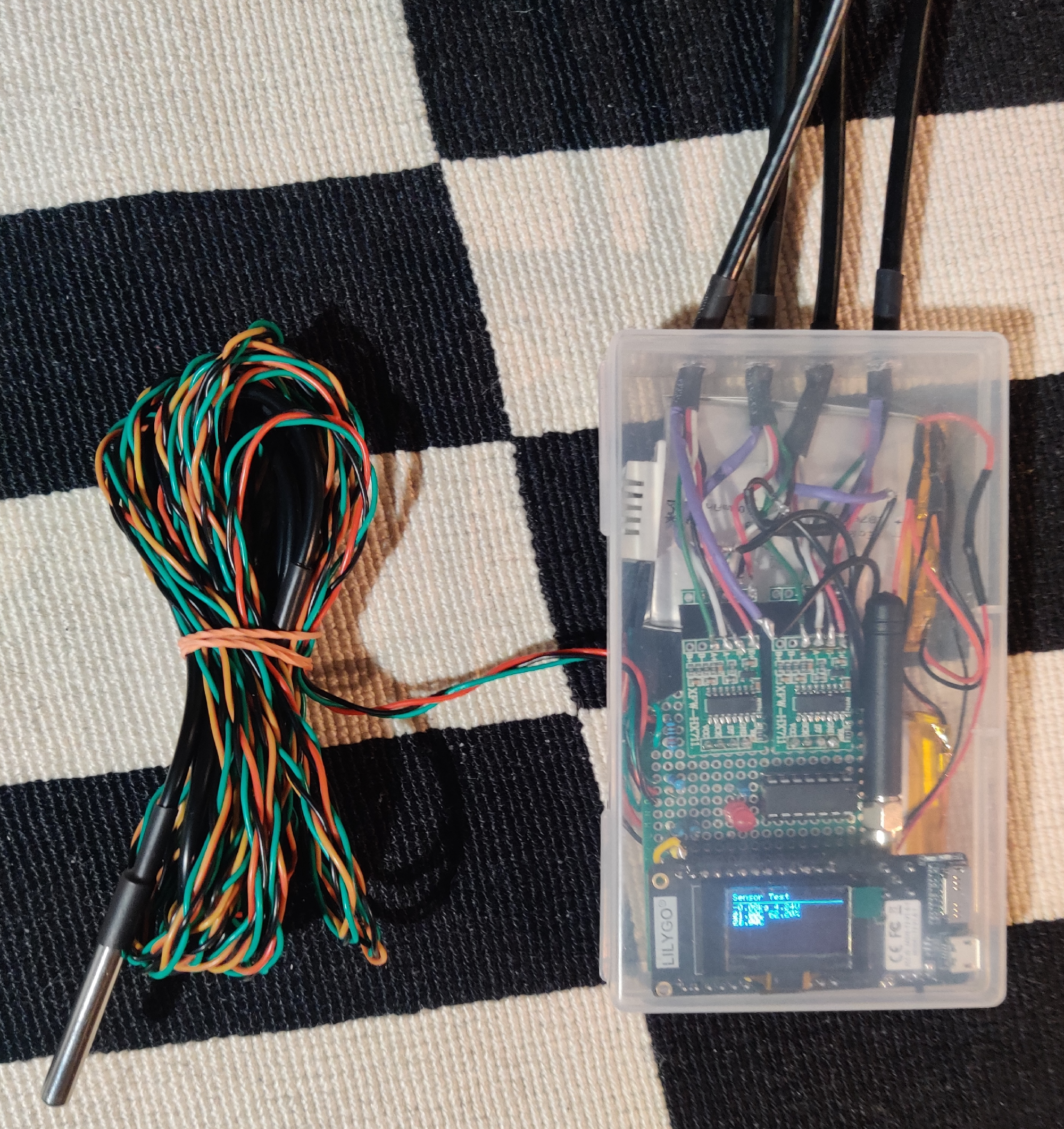 Electronics box, top