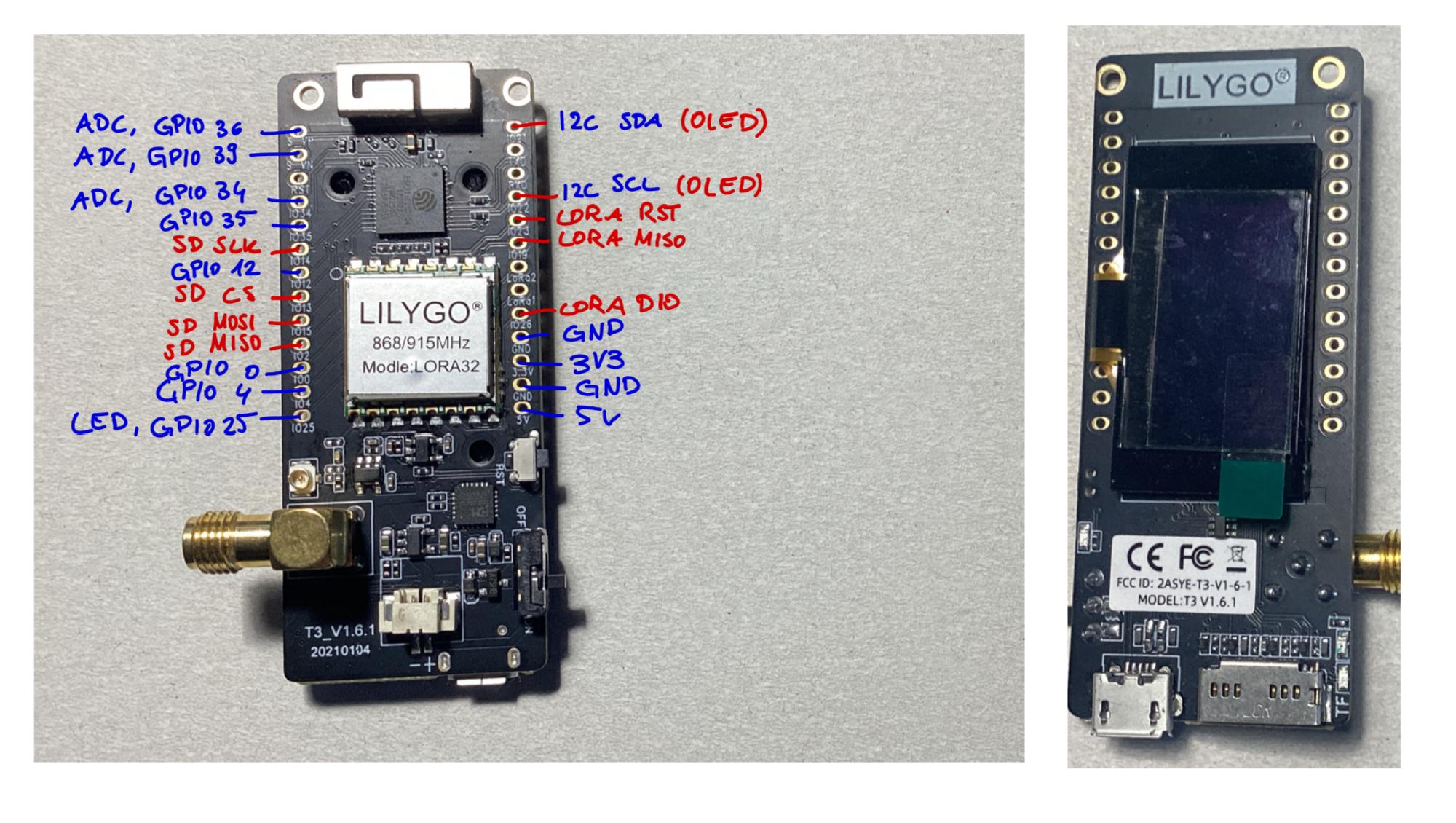 Lilygo pin assignment